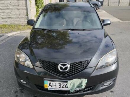 Черный Мазда 3, объемом двигателя 1.6 л и пробегом 244 тыс. км за 5000 $, фото 1 на Automoto.ua