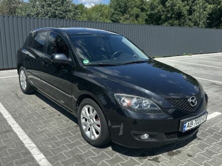 Черный Мазда 3, объемом двигателя 1.6 л и пробегом 205 тыс. км за 6499 $, фото 1 на Automoto.ua