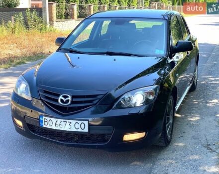 Черный Мазда 3, объемом двигателя 1.56 л и пробегом 190 тыс. км за 6500 $, фото 1 на Automoto.ua