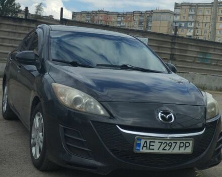 Черный Мазда 3, объемом двигателя 2 л и пробегом 287 тыс. км за 5450 $, фото 1 на Automoto.ua