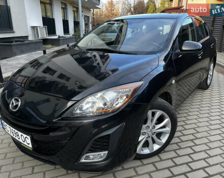 Черный Мазда 3, объемом двигателя 1.6 л и пробегом 235 тыс. км за 5950 $, фото 1 на Automoto.ua