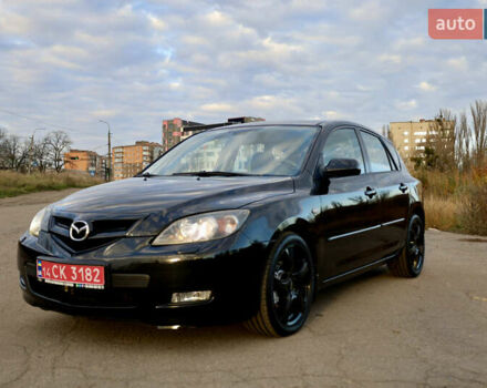 Черный Мазда 3, объемом двигателя 1.6 л и пробегом 183 тыс. км за 7499 $, фото 1 на Automoto.ua