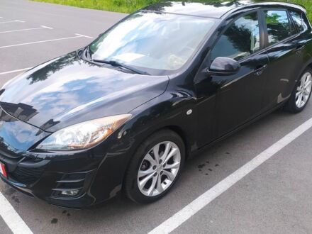 Черный Мазда 3, объемом двигателя 1.6 л и пробегом 350 тыс. км за 4500 $, фото 1 на Automoto.ua