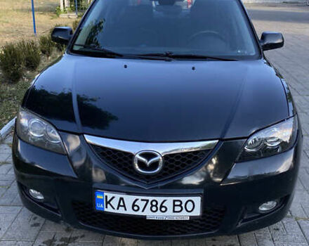 Черный Мазда 3, объемом двигателя 1.6 л и пробегом 187 тыс. км за 6595 $, фото 1 на Automoto.ua