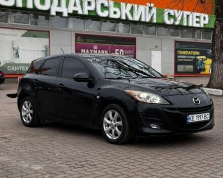 Черный Мазда 3, объемом двигателя 1.6 л и пробегом 268 тыс. км за 5800 $, фото 1 на Automoto.ua