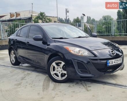 Черный Мазда 3, объемом двигателя 2 л и пробегом 302 тыс. км за 5999 $, фото 1 на Automoto.ua