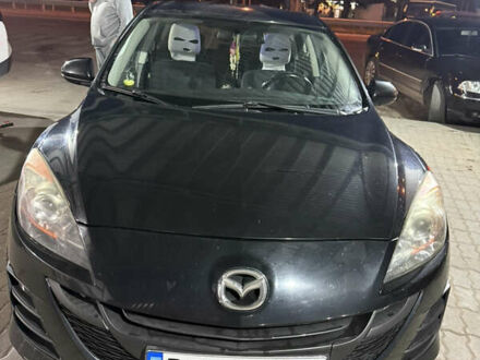 Черный Мазда 3, объемом двигателя 1.56 л и пробегом 243 тыс. км за 6300 $, фото 1 на Automoto.ua