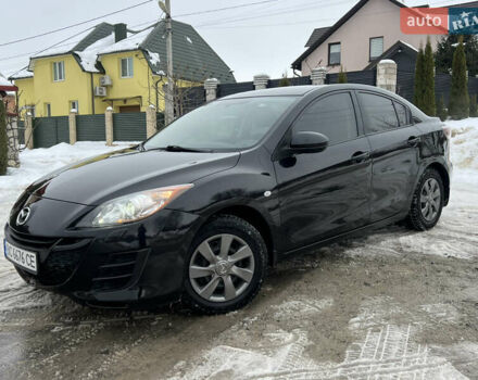 Черный Мазда 3, объемом двигателя 1.6 л и пробегом 190 тыс. км за 7299 $, фото 1 на Automoto.ua