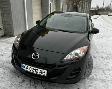 Черный Мазда 3, объемом двигателя 1.6 л и пробегом 220 тыс. км за 7500 $, фото 1 на Automoto.ua