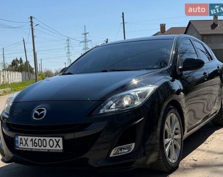 Черный Мазда 3, объемом двигателя 2 л и пробегом 193 тыс. км за 7850 $, фото 1 на Automoto.ua