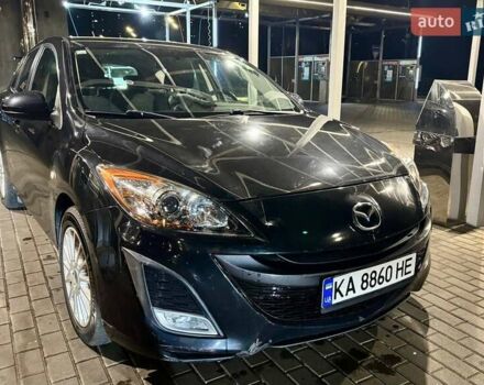 Черный Мазда 3, объемом двигателя 1.6 л и пробегом 199 тыс. км за 7500 $, фото 1 на Automoto.ua