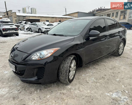 Черный Мазда 3, объемом двигателя 2 л и пробегом 243 тыс. км за 7500 $, фото 1 на Automoto.ua