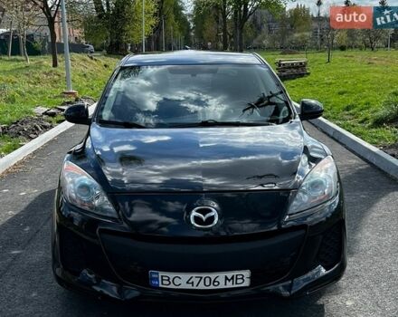 Черный Мазда 3, объемом двигателя 2 л и пробегом 180 тыс. км за 8100 $, фото 1 на Automoto.ua