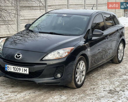 Черный Мазда 3, объемом двигателя 1.6 л и пробегом 220 тыс. км за 6959 $, фото 1 на Automoto.ua