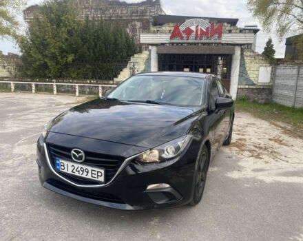 Черный Мазда 3, объемом двигателя 2 л и пробегом 202 тыс. км за 8800 $, фото 1 на Automoto.ua