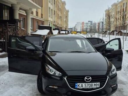 Черный Мазда 3, объемом двигателя 2 л и пробегом 125 тыс. км за 11500 $, фото 1 на Automoto.ua