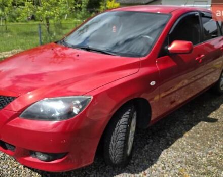 Красный Мазда 3, объемом двигателя 1.6 л и пробегом 205 тыс. км за 4938 $, фото 1 на Automoto.ua