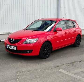 Красный Мазда 3, объемом двигателя 1.6 л и пробегом 133 тыс. км за 6600 $, фото 1 на Automoto.ua