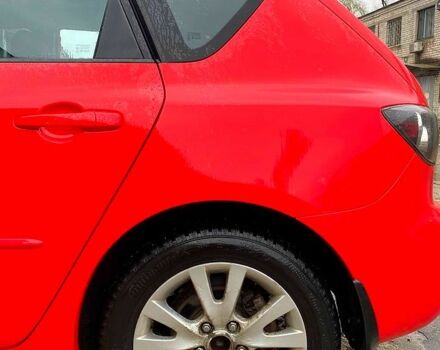 Красный Мазда 3, объемом двигателя 1.6 л и пробегом 104 тыс. км за 6500 $, фото 1 на Automoto.ua