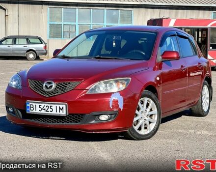 Красный Мазда 3, объемом двигателя 1.6 л и пробегом 222 тыс. км за 4550 $, фото 1 на Automoto.ua