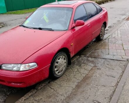 Красный Мазда 3, объемом двигателя 1.8 л и пробегом 320 тыс. км за 1700 $, фото 3 на Automoto.ua