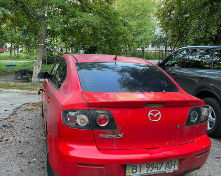 Красный Мазда 3, объемом двигателя 1.6 л и пробегом 230 тыс. км за 2400 $, фото 1 на Automoto.ua