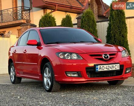 Красный Мазда 3, объемом двигателя 1.6 л и пробегом 170 тыс. км за 6300 $, фото 1 на Automoto.ua