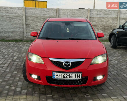 Красный Мазда 3, объемом двигателя 1.6 л и пробегом 147 тыс. км за 4300 $, фото 1 на Automoto.ua