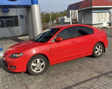 Красный Мазда 3, объемом двигателя 2 л и пробегом 160 тыс. км за 5300 $, фото 1 на Automoto.ua