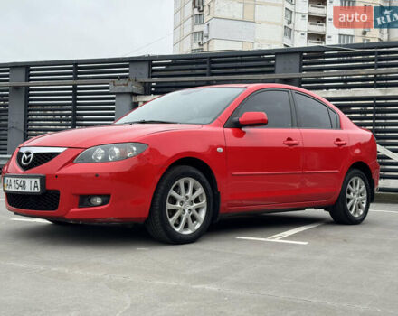 Красный Мазда 3, объемом двигателя 2 л и пробегом 205 тыс. км за 5900 $, фото 1 на Automoto.ua