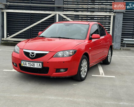 Красный Мазда 3, объемом двигателя 2 л и пробегом 205 тыс. км за 5400 $, фото 1 на Automoto.ua