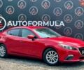 Красный Мазда 3, объемом двигателя 2 л и пробегом 121 тыс. км за 10490 $, фото 1 на Automoto.ua