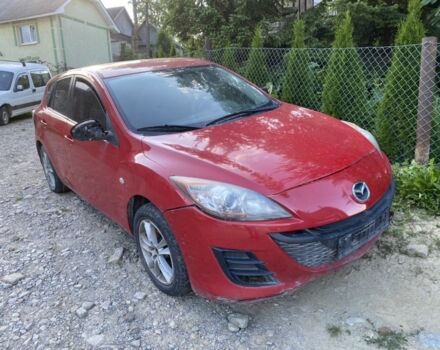 Красный Мазда 3, объемом двигателя 1.6 л и пробегом 130 тыс. км за 715 $, фото 1 на Automoto.ua
