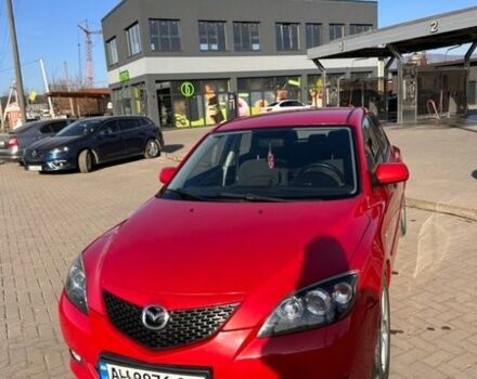 Красный Мазда 3, объемом двигателя 1.6 л и пробегом 194 тыс. км за 4750 $, фото 1 на Automoto.ua