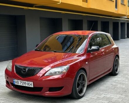 Красный Мазда 3, объемом двигателя 2 л и пробегом 210 тыс. км за 3500 $, фото 1 на Automoto.ua
