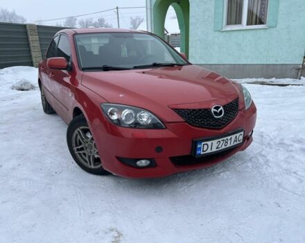 Красный Мазда 3, объемом двигателя 1.6 л и пробегом 215 тыс. км за 4100 $, фото 1 на Automoto.ua