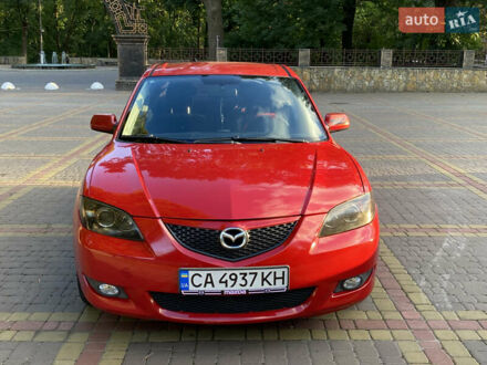 Красный Мазда 3, объемом двигателя 1.6 л и пробегом 226 тыс. км за 4500 $, фото 1 на Automoto.ua
