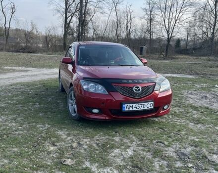 Красный Мазда 3, объемом двигателя 1.6 л и пробегом 290 тыс. км за 5500 $, фото 1 на Automoto.ua