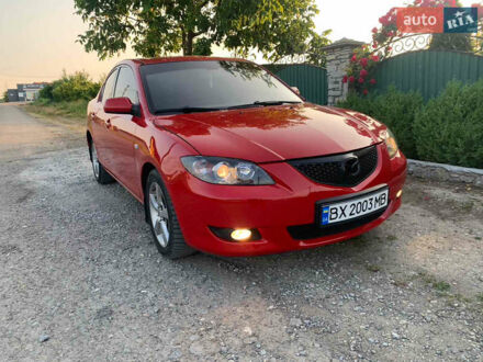 Красный Мазда 3, объемом двигателя 1.6 л и пробегом 270 тыс. км за 4400 $, фото 1 на Automoto.ua