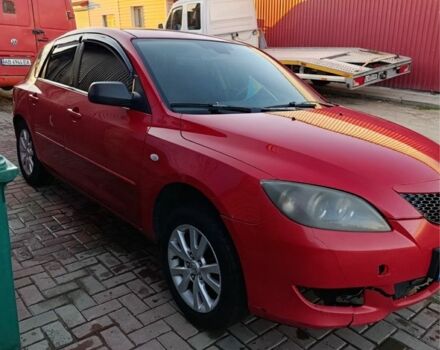 Красный Мазда 3, объемом двигателя 1.6 л и пробегом 280 тыс. км за 1750 $, фото 1 на Automoto.ua