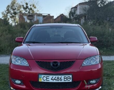 Красный Мазда 3, объемом двигателя 1.6 л и пробегом 200 тыс. км за 4600 $, фото 1 на Automoto.ua