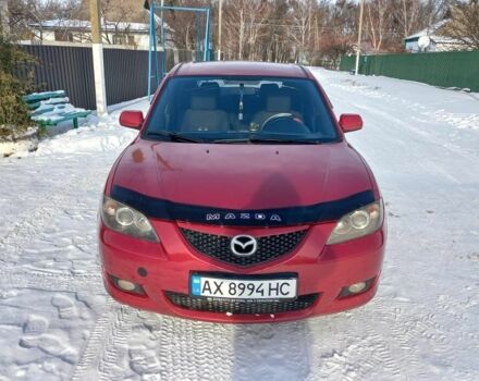 Красный Мазда 3, объемом двигателя 1.6 л и пробегом 171 тыс. км за 4500 $, фото 1 на Automoto.ua