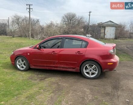 Красный Мазда 3, объемом двигателя 2 л и пробегом 320 тыс. км за 3700 $, фото 1 на Automoto.ua