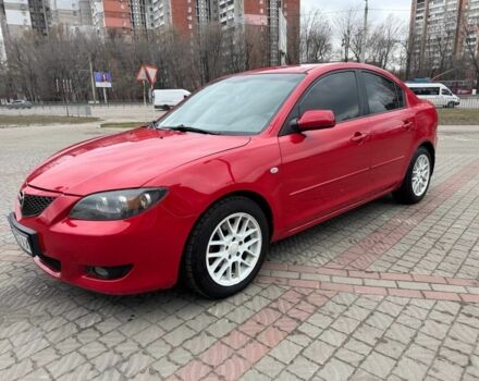 Красный Мазда 3, объемом двигателя 1.6 л и пробегом 177 тыс. км за 5300 $, фото 1 на Automoto.ua