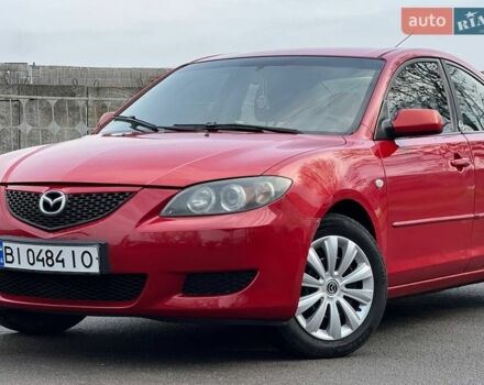 Красный Мазда 3, объемом двигателя 1.6 л и пробегом 266 тыс. км за 4800 $, фото 1 на Automoto.ua
