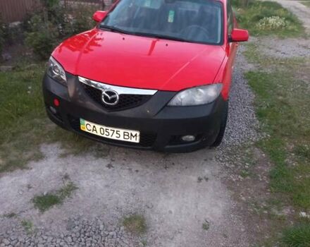 Красный Мазда 3, объемом двигателя 1.6 л и пробегом 185 тыс. км за 4500 $, фото 1 на Automoto.ua