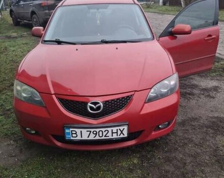 Красный Мазда 3, объемом двигателя 1.6 л и пробегом 240 тыс. км за 5300 $, фото 1 на Automoto.ua