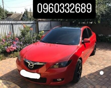 Красный Мазда 3, объемом двигателя 1.6 л и пробегом 156 тыс. км за 2442 $, фото 1 на Automoto.ua