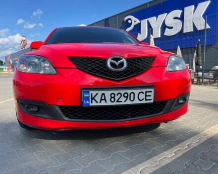 Красный Мазда 3, объемом двигателя 1.6 л и пробегом 280 тыс. км за 3750 $, фото 1 на Automoto.ua