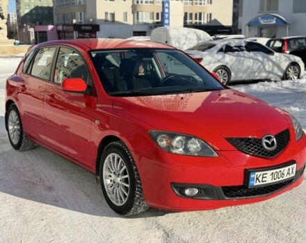 Красный Мазда 3, объемом двигателя 1.6 л и пробегом 139 тыс. км за 6500 $, фото 1 на Automoto.ua